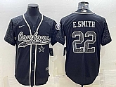 Men's Dallas Cowboys #22 Emmitt Smith Black Reflective Limited Stitched Football Jersey,baseball caps,new era cap wholesale,wholesale hats